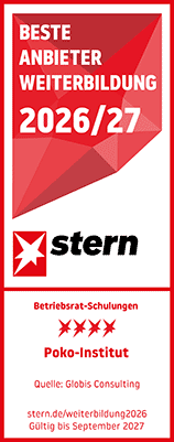 Auszeichnung Weiterbildung 4 Sterne